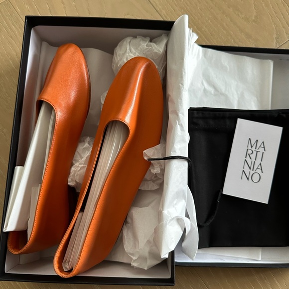 martiniano Shoes - NWT Martiniano glove shoe orange 37